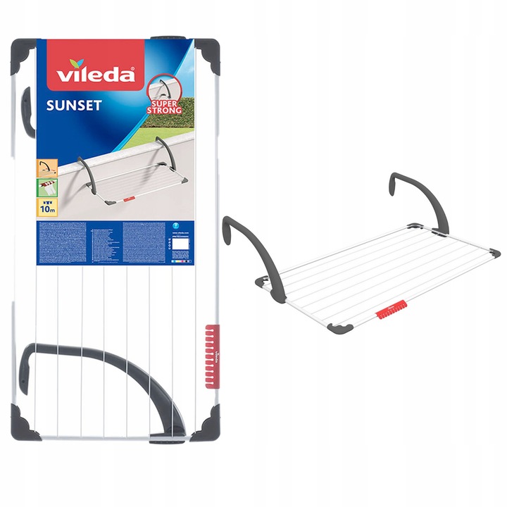 VILEDA Suszarka Okienna Balkonowa SUNSET