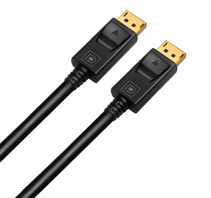 Kabel DisplayPort 1.4 1M Przewód do monitora DP 4K/240Hz DSC FREESYNC GSYNC