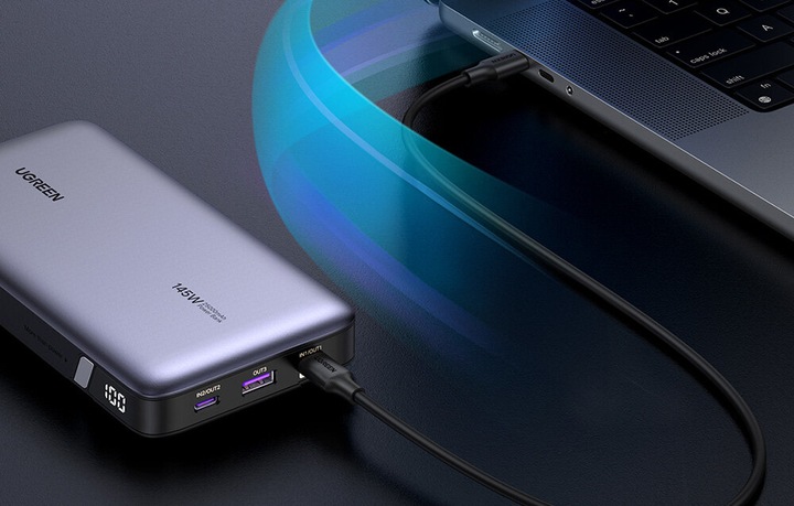 Powerbank UGREEN PB205 25000 mAh 145W Szary
