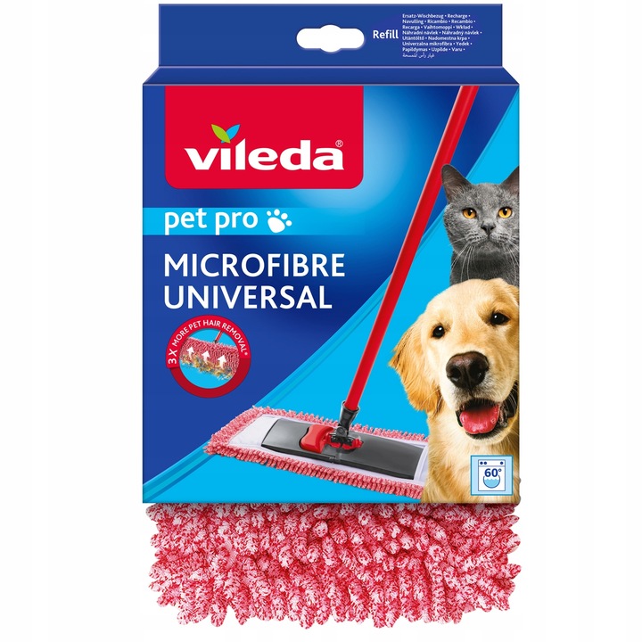 VILEDA Wkład do Mopa płaskiego 3D Chenille