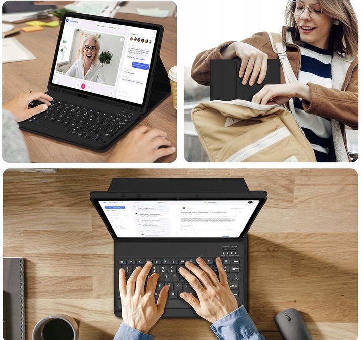 ETUI KLAWIATURA do SAMSUNG GALAXY TAB A9+ PLUS 11 2023 X210 / X215 / X216