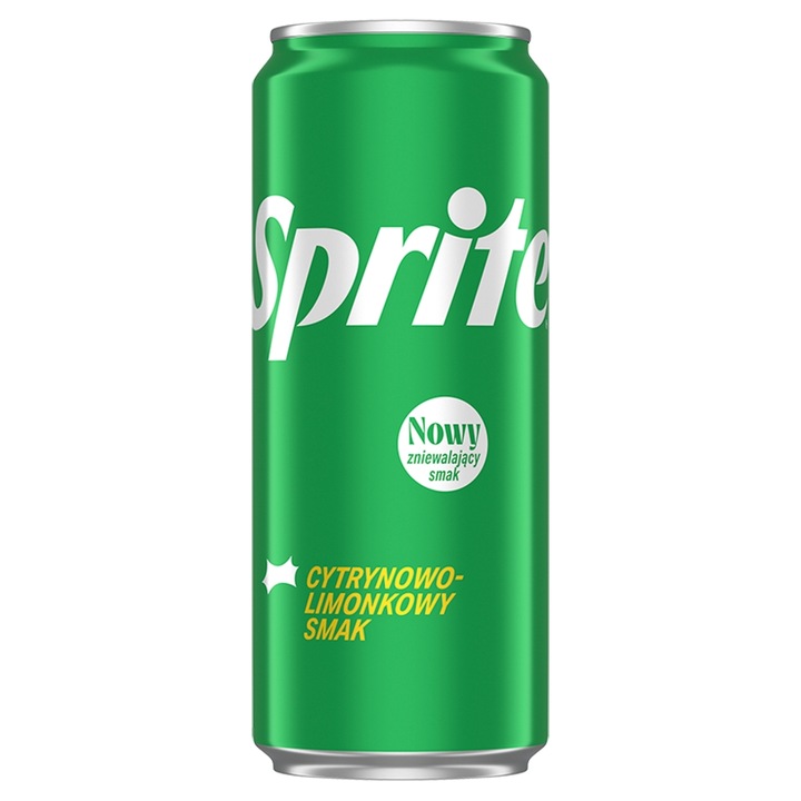 Sprite Napój gazowany puszka limonka cytryna 24x 330ml