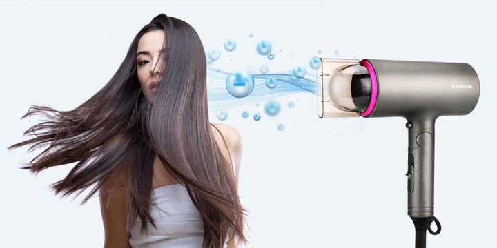 Profesjonalna suszarka do włosów Jonizacja Składana Krexus