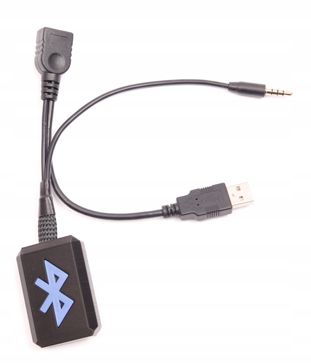 Adapter Bluetooth AUX USB, bezinwazyjny