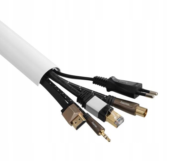 LISTWA MASKUJĄCA RTV DO KABLI 65 cm POŁYSK