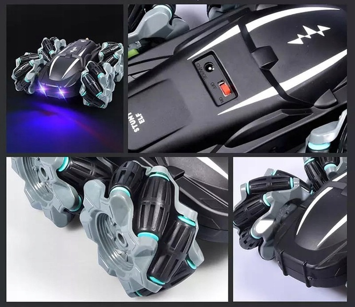 SAMOCHÓD ZDALNIE STEROWANY RĘKĄ GESTAMI AUTO RC PILOT OPASKA 4X4 LED