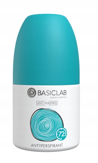 BASICLAB Antyperspirant 72h 60 ml Efektywna Ochrona Przed Poceniem