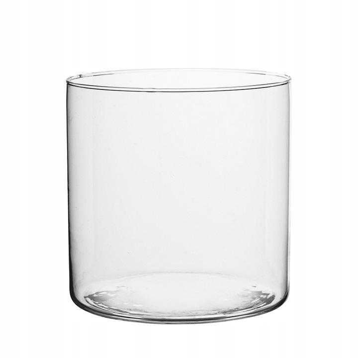 Wazon ŚWIECZNIK Lampion Cylinder 19 cm POJEMNIK Na Kompozycje