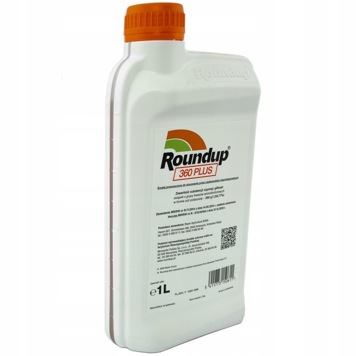 ROUNDUP 360 PLUS 1L Bayer środek na chwasty glifosat