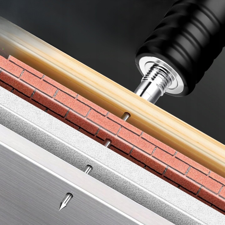 ZSZYWACZ PNEUMATYCZNY GWOŹDZIARKA DO DREWNA BETONU METALU + 200