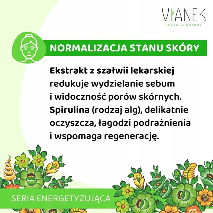 VIANEK Normalizujący peeling do twarzy