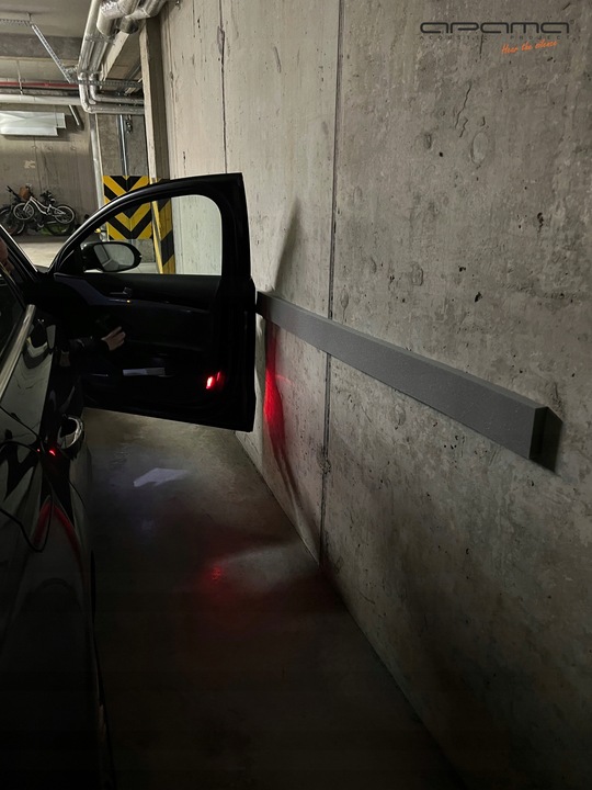 Odbojnik ochraniacz drzwi auta 2m szer. 20cm SAMOPRZYLEPNY gr.2cm do