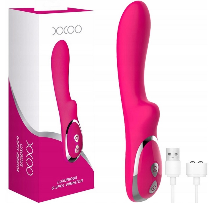 WIBRATOR DAMSKI INTENSYWNYCH ORGAZMÓW 10 FUNKCJI MASAŻER PUNKTU G 2W1 MOCNY