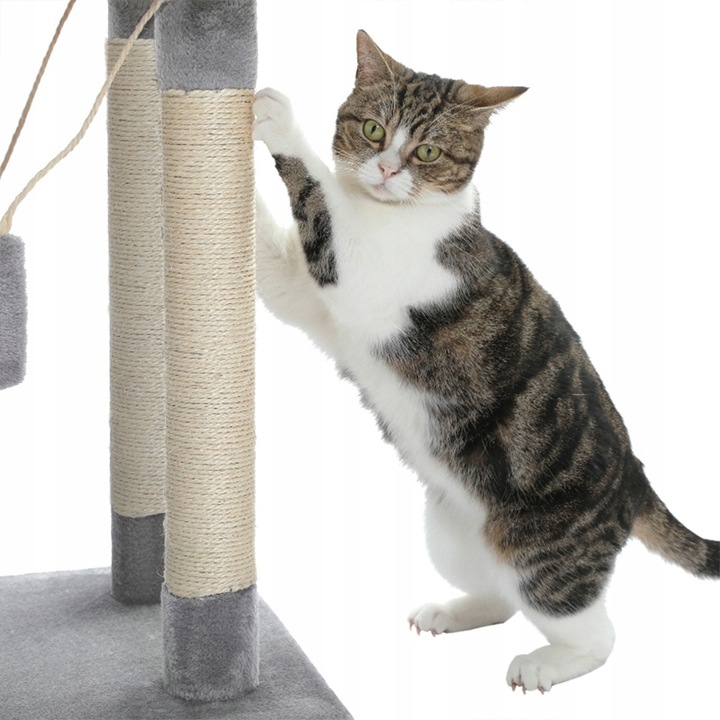 DRAPAK DLA KOTA Z HAMAKIEM LEGOWISKO DUŻY DRAPAK Z DOMKIEM 6 POZIOMÓW XXL