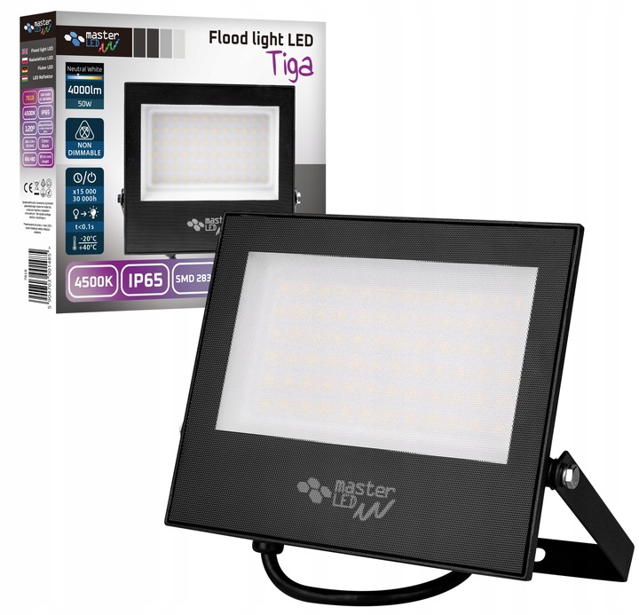 ZESTAW HALOGEN lampa LED 3x 50W STATYW roboczy naświetlacz 4500K