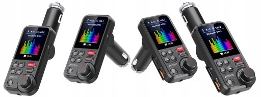 TRANSMITER BLUETOOTH FM ZESTAW GŁOŚNOMÓWIĄCY QC SD