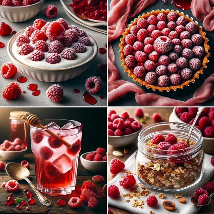 MALINA LIOFILIZOWANA cała maliny liofilizowane całe owoce 100 g klasa A