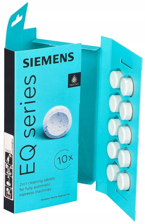 TABLETKI CZYSZCZĄCE SIEMENS do ekspresu EQ.3 EQ.6 plus s100 s300 s500