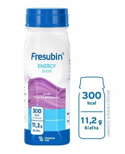 Fresubin Energy DRINK Czarna porzeczka 4x 200 ml