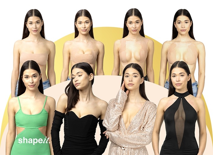 ORYGINALNA TAŚMA DO BIUSTU TAŚMA DO MODELOWANIA BIUSTU PIERSI + INSTRUKCJA