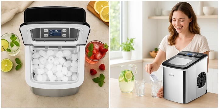 Kostkarka do lodu Maszyna do kostek Icely Automatyczna 12 kg / 24 h