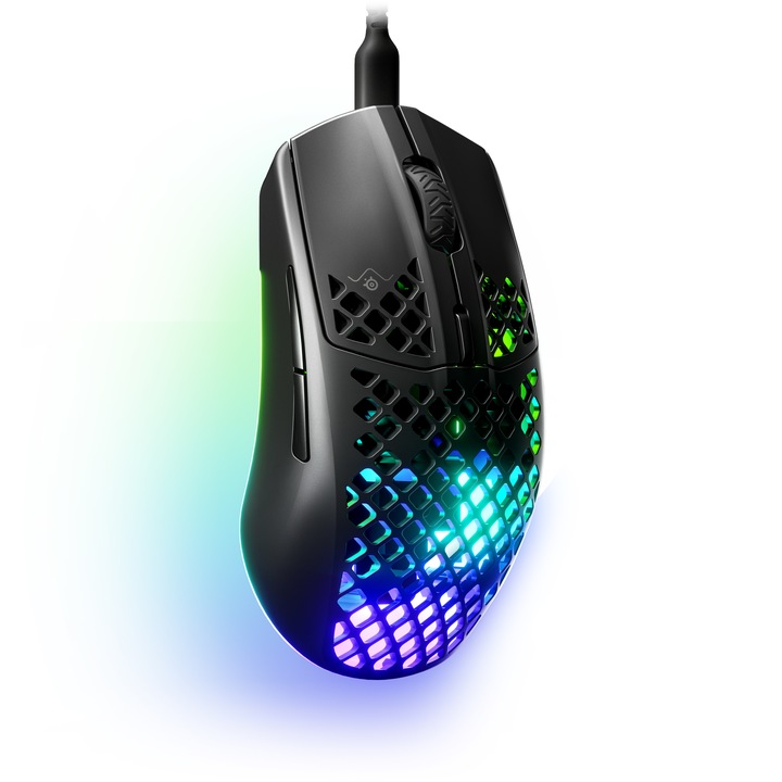 Myszka przewodowa SteelSeries Aerox 3 sensor optyczny Onyx