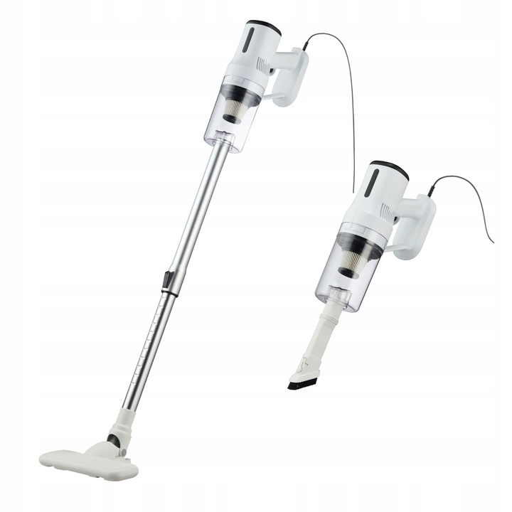 ODKURZACZ PIONOWY BEZWORKOWY PRZEWODOWY RĘCZNY MOCNY 2w1 600W HEPA H13