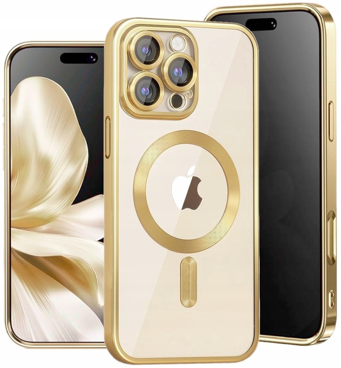 Etui złote case do iPhone 16 Pro pustynny złoty do MagSafe ochrona aparatów