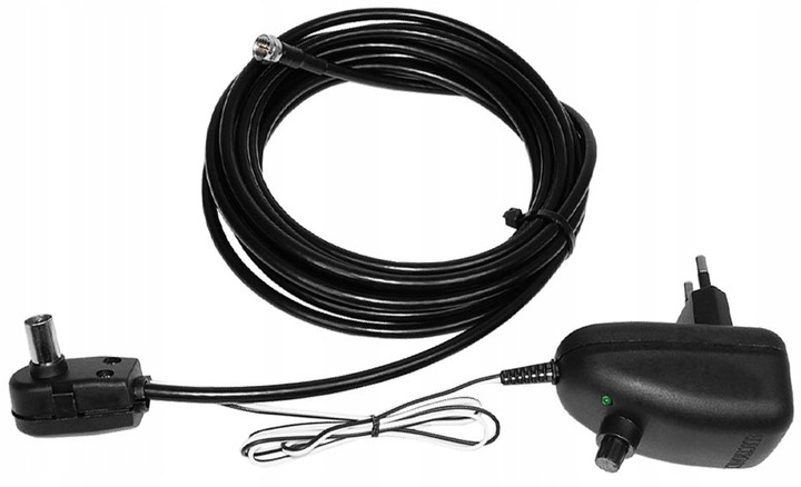 NAJMOCNIEJSZA ANTENA DVB-T2 POKOJOWA ALPHA +45db MUX8 FILTR LTE