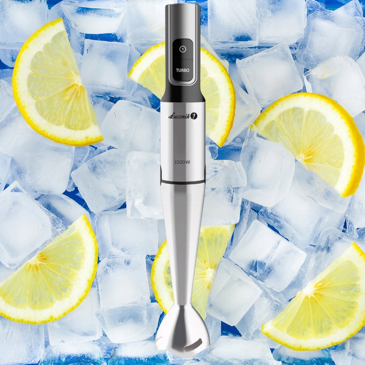 BLENDER RĘCZNY WIELOFUNKCYJNY MIKSER KUCHENNY ROZDRABNIACZ 1500W