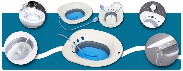 Bidet sanitarny do higieny intymnej nakładka toaletowa na sedes z