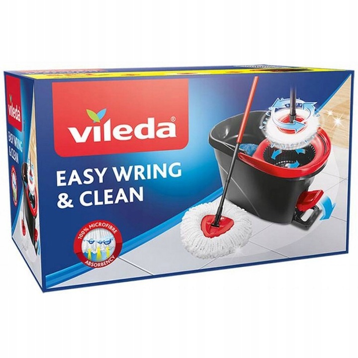 VILEDA mop obrotowy Vileda Easy Wring & Clean mikrofibra