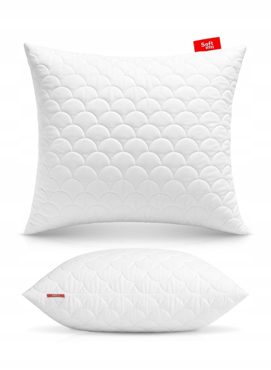PODUSZKA 70X80 ANTYALERGICZNA PIKOWANA GRUBA ZAMEK