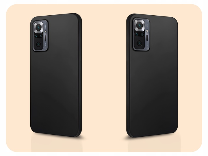Etui do Xiaomi Redmi Note 10 Pro / Redmi Note 10 Pro Max (Czarne) + SZKŁO