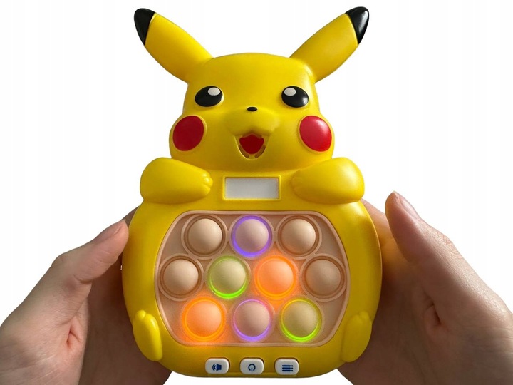 GRA ZRĘCZNOŚCIOWA POP IT ANTYSTRESOWA ELEKTRYCZNA, KOLOROWE PODŚWIETLENIE!