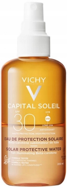 VICHY CAPITAL SOLEIL Woda brązująca mgiełka SPF30 200 ml mgiełka do ciała