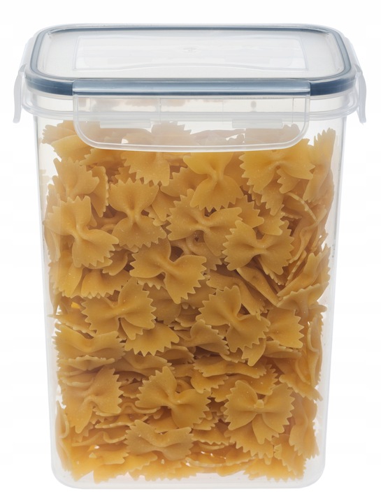 POJEMNIK SŁOIK PLASTIKOWY NA MAKARON KASZE PUDEŁKA NA ŻYWNOŚĆ 15 szt
