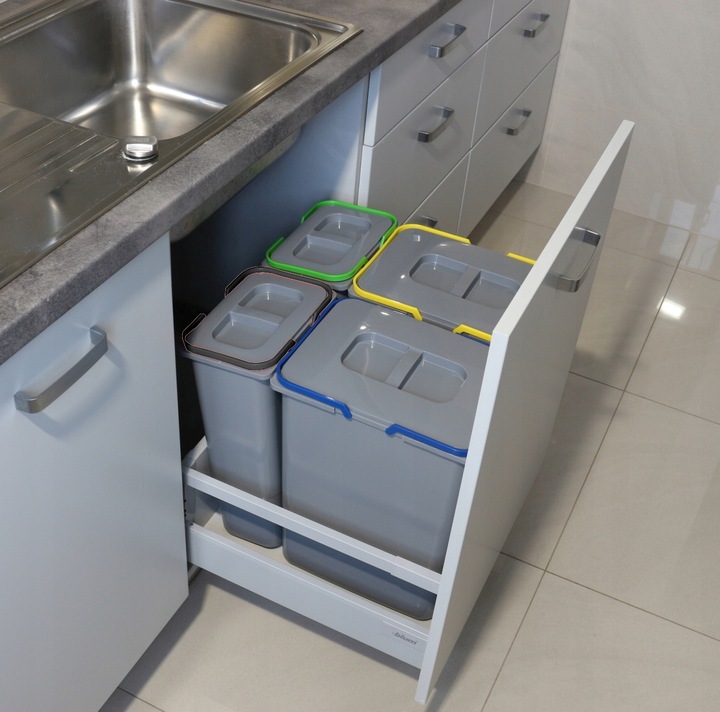 KOSZ segregator na śmieci do szuflady szafki 20L