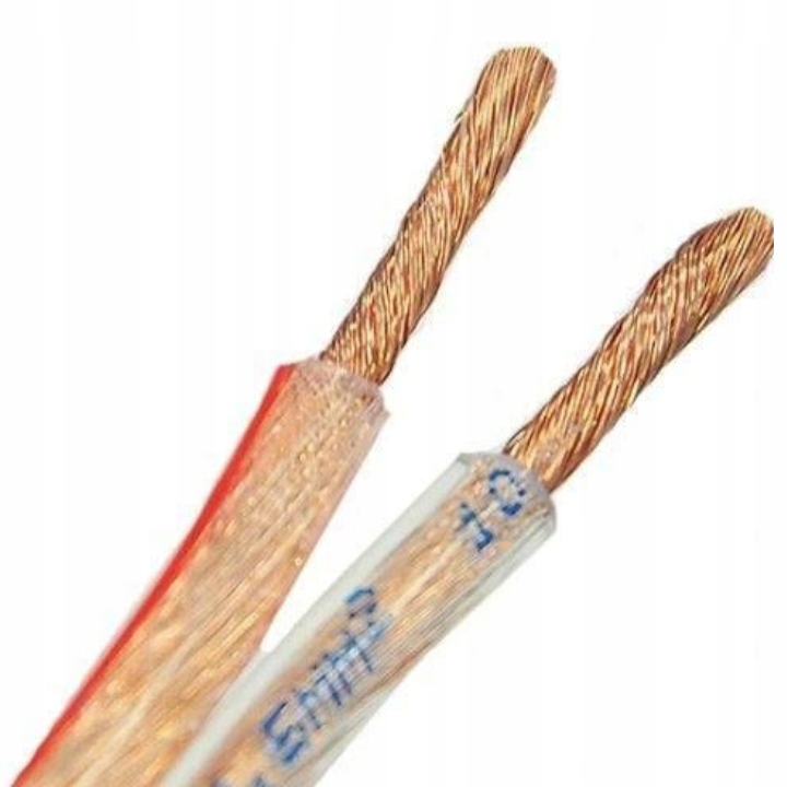 KABEL PRZEWÓD GŁOŚNIKOWY GRUBY DWUŻYŁOWY CAR-AUDIO 2 x 2,5 mm 20 m