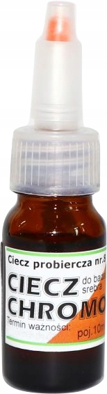 Ciecz chromowa probiercza do badania srebra 10ml