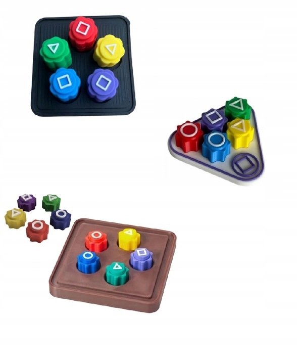 ZESTAW 5 GIER ZE SQUID GAME BILET PEŁEN ZESTAW GRA Z SERII GAME OF SQUID