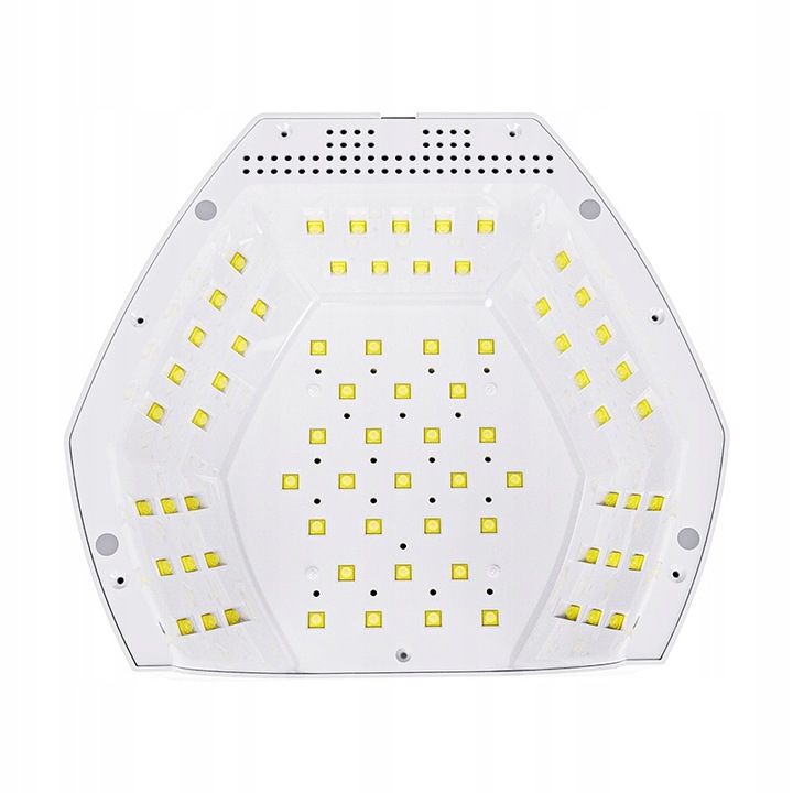 LAMPA DO PAZNOKCI UV LED DO ŻELI HYBRYDY 268W MOCNA DUAL LED LUSTRZANE DNO