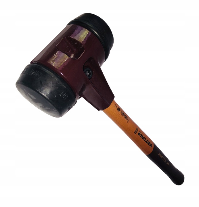 SIMPLEX 80 MŁOTEK BRUKARSKI 80mm GUMA - GUMA 3,2kg