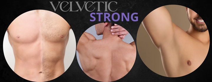 WOSK DO DEPILACJI DLA MĘŻCZYZN VELVETIC STRONG FOR MEN ZESTAW 100 SZTUK