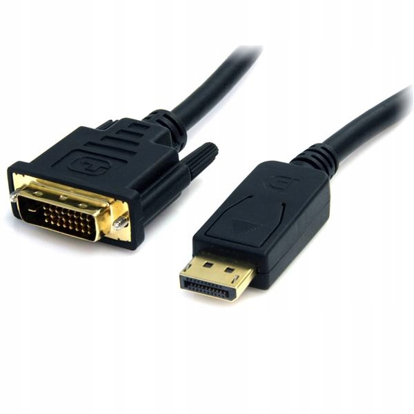 Kabel Przewód Adapter Konwerter DisplayPort DP do DVI 2 m 1080 full HD 2m