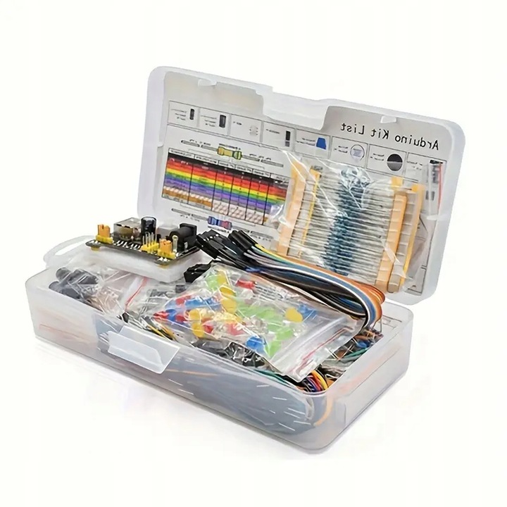 BOGATY ZESTAW ARDUINO UNO R3 STARTER KIT DO NAUKI PROGRAMOWANIA XXL + UNO