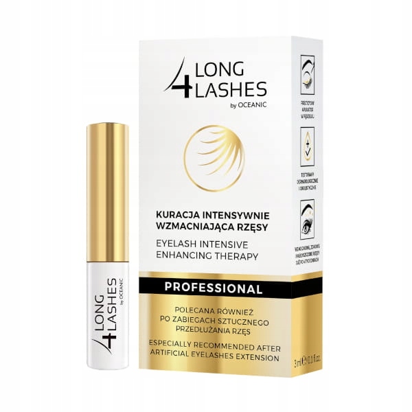 LONG 4 LASHES kuracja intensywnie wzmacniająca rzęsy 3 ml