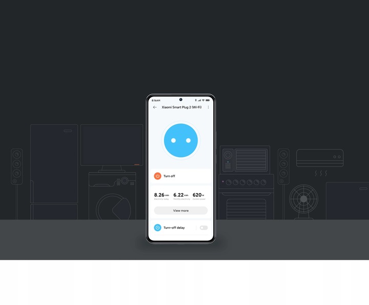 Inteligentne Gniazdo WiFi Xiaomi Mi Smart Plug 2 Uziemienie Miernik