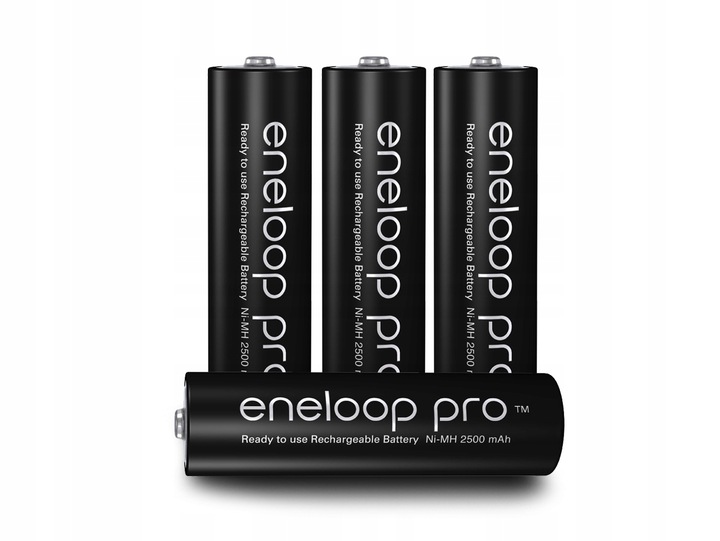 4x PANASONIC ENELOOP PRO 2550 mAh R6 AA JAPAN
