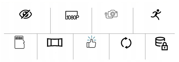 KAMERA IP WIFI Kamera szerokokątna HD WIFI mini Z czytnikiem kart